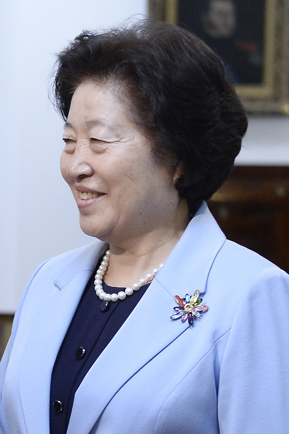 Sun Chunlan era a única mulher a ocupar o Politburo. Sun Chunlan era a única mulher a ocupar o Politburo