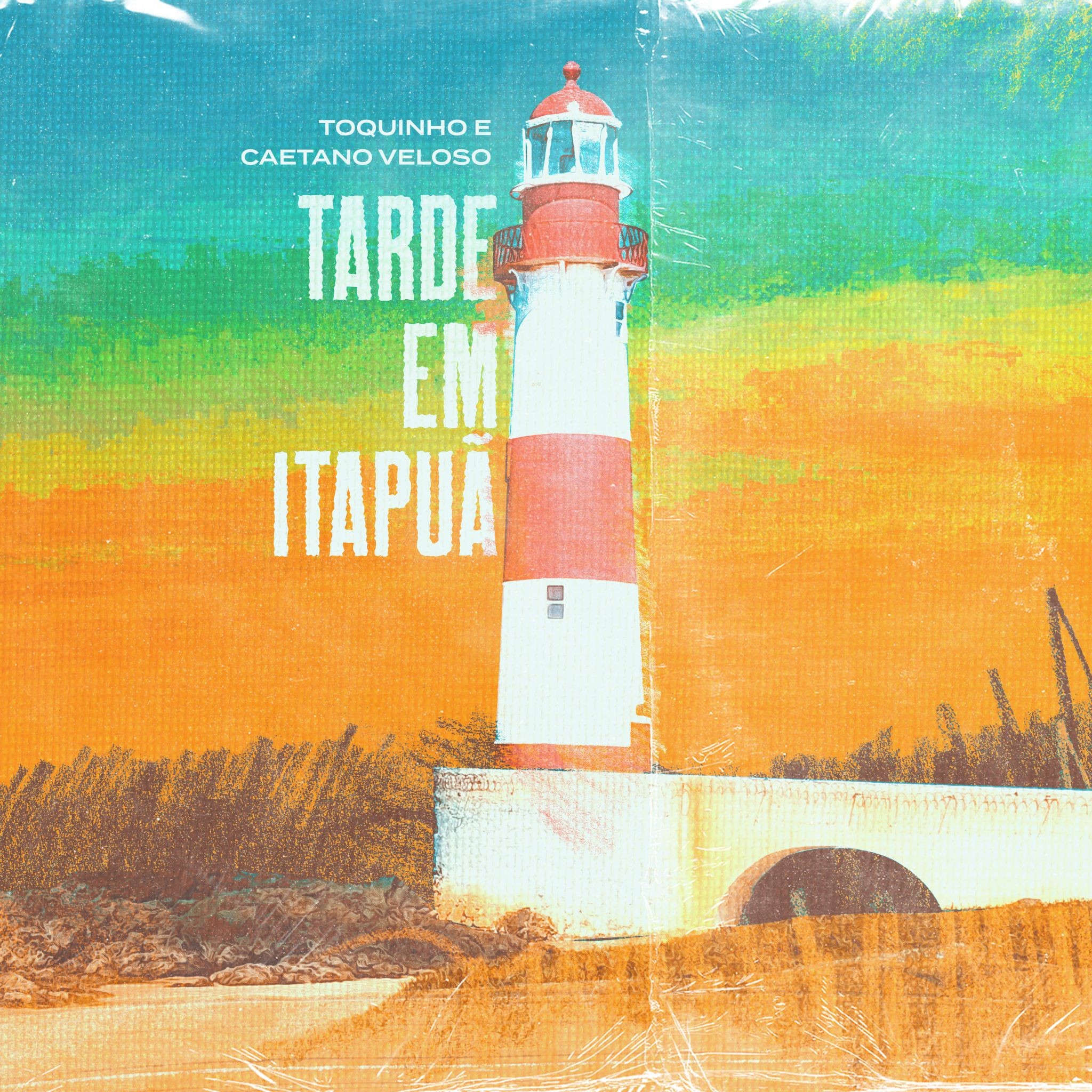  Capa do single 'Tarde em Itapuã', de Caetano Veloso com Toquinho