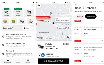 Uber começa serviço de ônibus e vans fretados para funcionários de empresas no Brasil